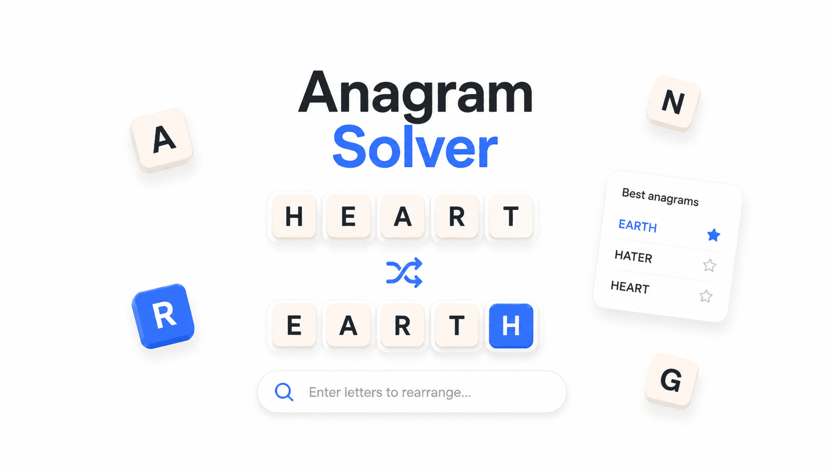 Blog illustration for the anagram solver guide
